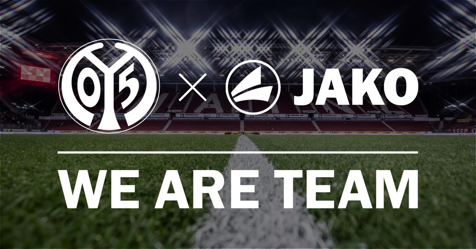 À partir de la saison 2023/24, JAKO sera le nouveau fournisseur d’équipements sportifs du 1. FSV Mainz 05